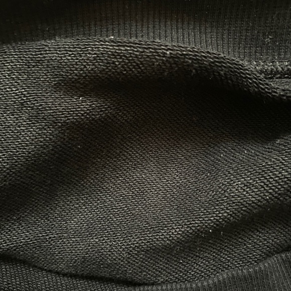 [SOLD] Adidas Logo Crop Black Hoodie (size xs) - Picture 5 of 5